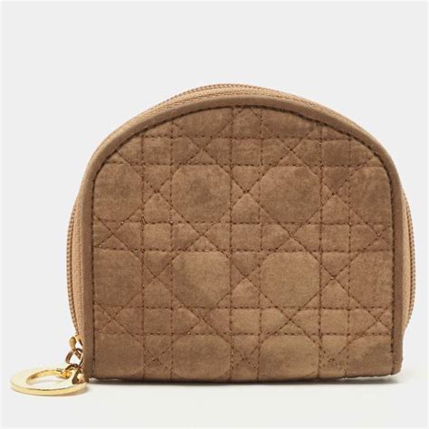 dior fabric cannage pinterest|DIOR Beige Cannage Fabric Zip Coin Purse .